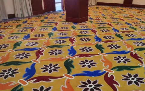 阿坝州马尔康地毯项目-手工地毯