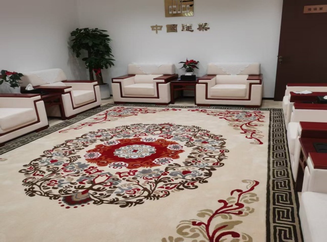 中国建筑集团公司洽谈室手工地毯