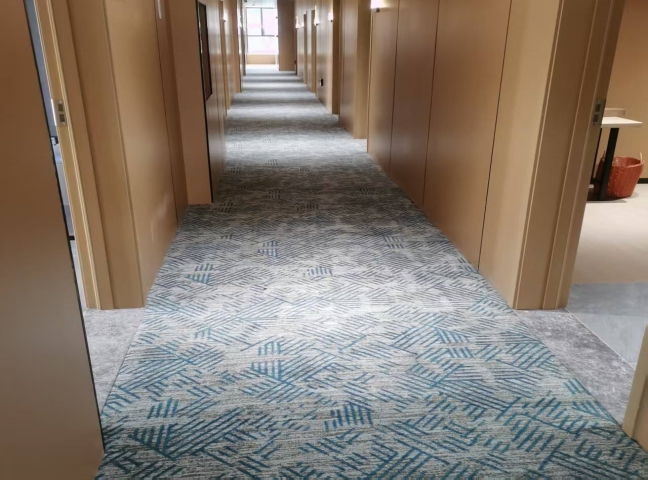 遂宁漫心电竞影院酒店过道地毯