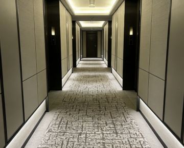 成都亚朵酒店过道地毯